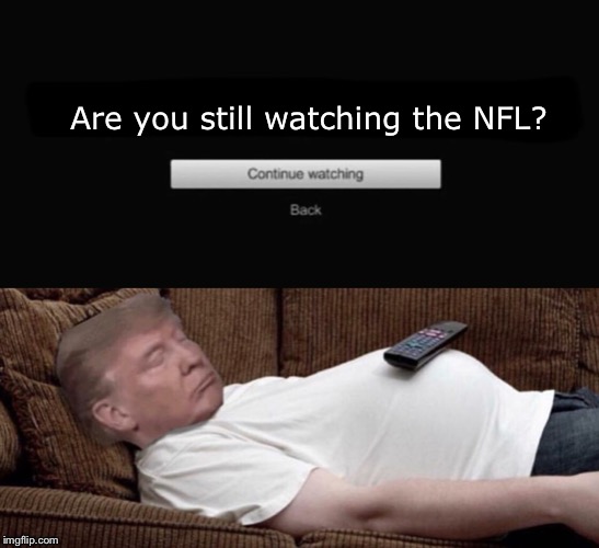 Are you still watching the NFL? | Are you still watching the NFL? | image tagged in maga,donald trump,trump,nfl,nfl memes,take a knee | made w/ Imgflip meme maker