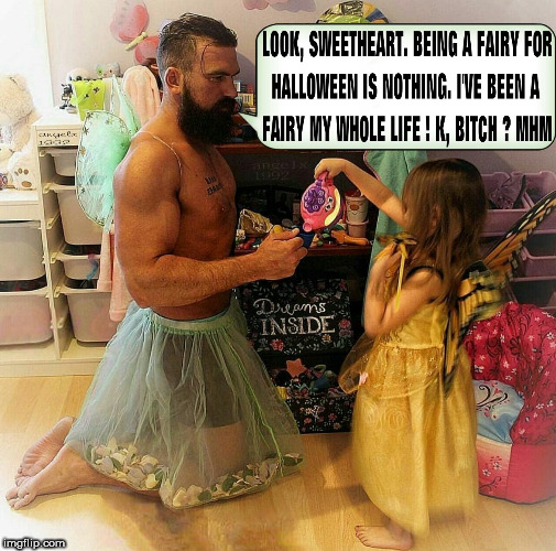 image tagged in fairy,halloween,coming out,costumes,gay,happy halloween | made w/ Imgflip meme maker