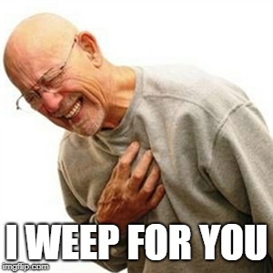 Right In The Childhood Meme | I WEEP FOR YOU | image tagged in memes,right in the childhood | made w/ Imgflip meme maker