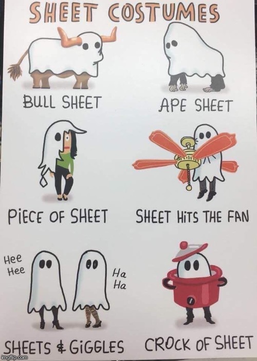 Holey Sheet!  | image tagged in memes,hole,costume,happy halloween | made w/ Imgflip meme maker