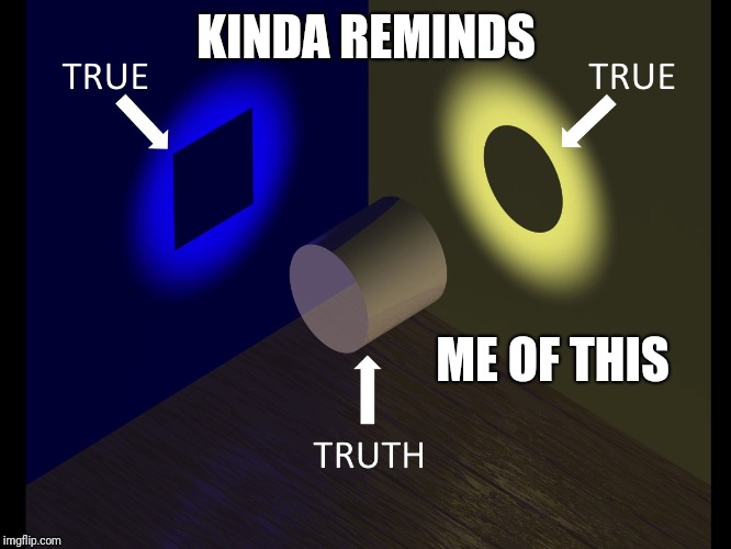 KINDA REMINDS ME OF THIS | image tagged in truth cylinder | made w/ Imgflip meme maker