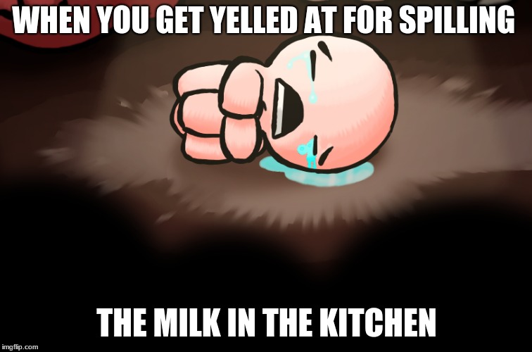 lol | WHEN YOU GET YELLED AT FOR SPILLING; THE MILK IN THE KITCHEN | image tagged in memes | made w/ Imgflip meme maker