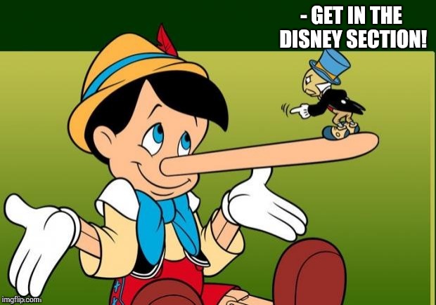 - GET IN THE DISNEY SECTION! | made w/ Imgflip meme maker