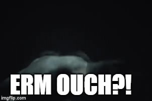 Dat back pop dough | ERM OUCH?! | image tagged in gifs,patd,brendon urie | made w/ Imgflip video-to-gif maker