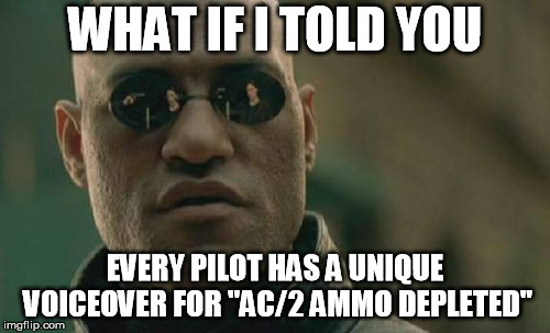 Matrix Morpheus Meme | WHAT IF I TOLD YOU; EVERY PILOT HAS A UNIQUE VOICEOVER FOR "AC/2 AMMO DEPLETED" | image tagged in memes,matrix morpheus,Battletechgame | made w/ Imgflip meme maker