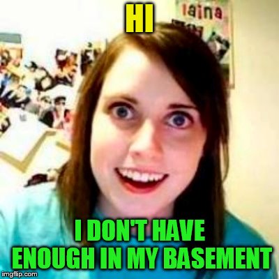 HI I DON'T HAVE ENOUGH IN MY BASEMENT | made w/ Imgflip meme maker