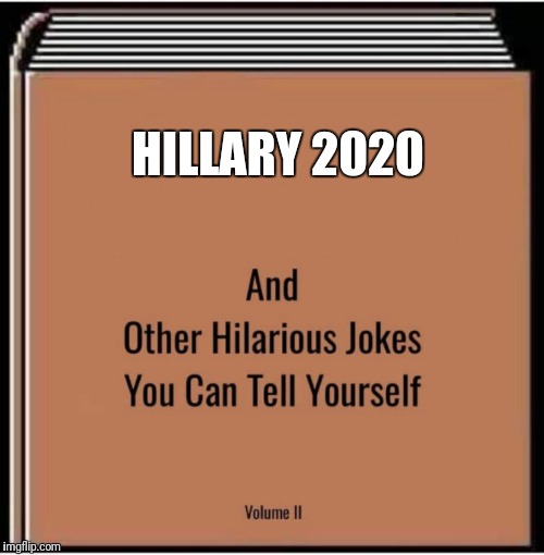 And other hilarious jokes you can tell yourself | HILLARY 2020 | image tagged in and other hilarious jokes you can tell yourself | made w/ Imgflip meme maker