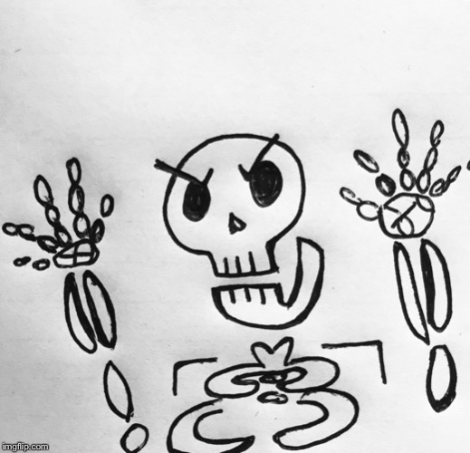 image tagged in skeletons doodle | made w/ Imgflip meme maker