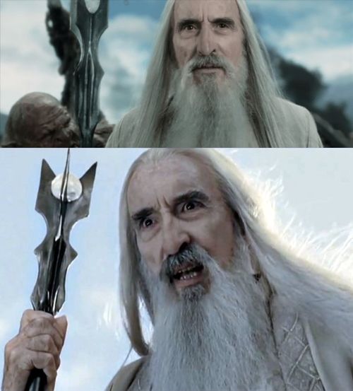 High Quality Saruman Says Blank Meme Template
