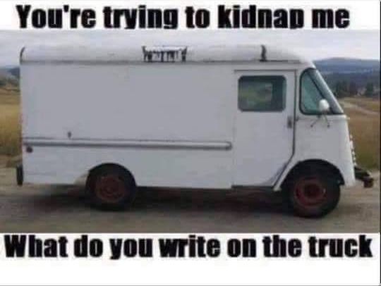 Blank kidnapping truck Blank Meme Template