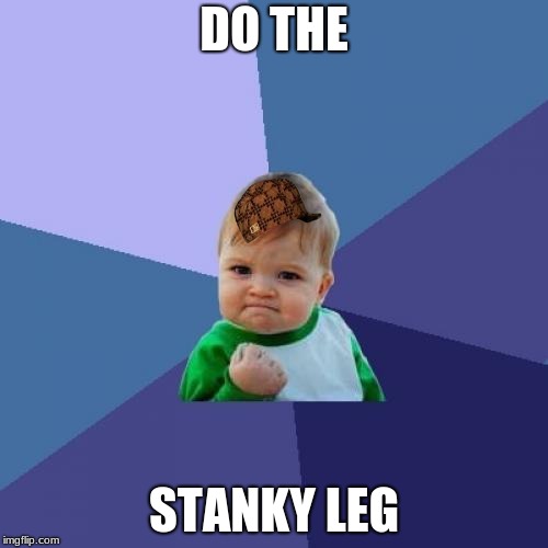 Success Kid Meme | DO THE; STANKY LEG | image tagged in memes,success kid,scumbag | made w/ Imgflip meme maker