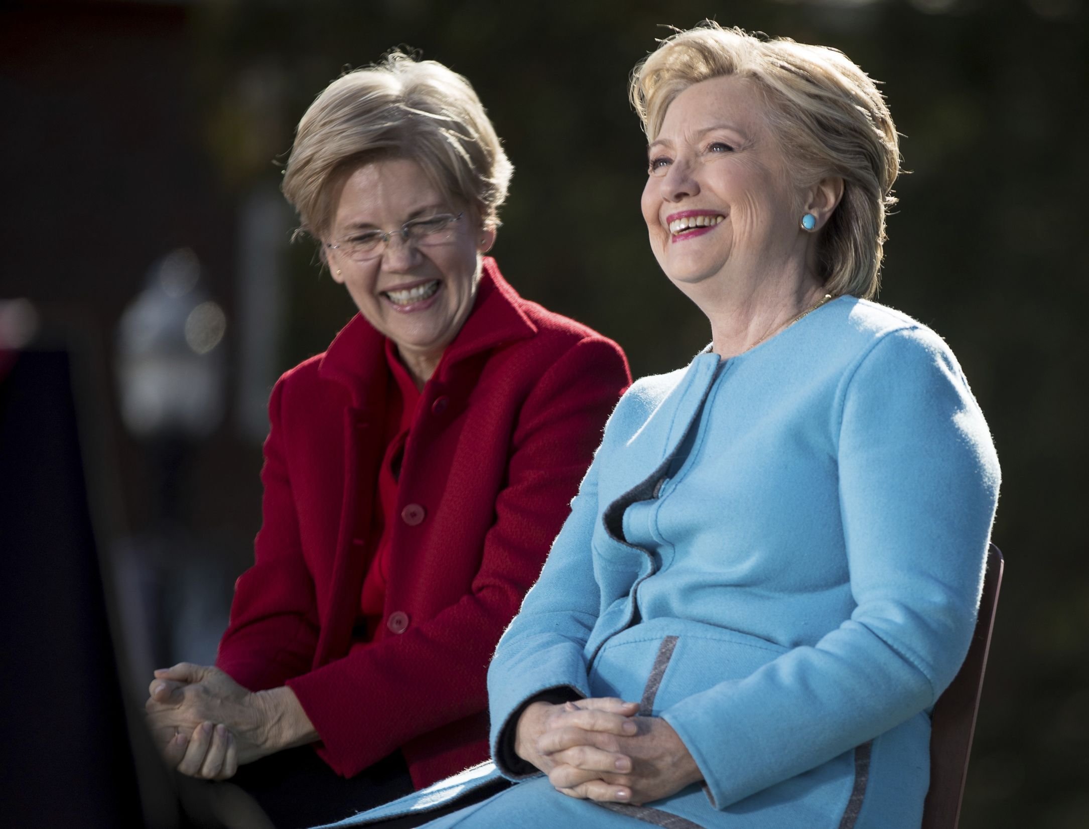 Hillary and Elizabeth Warren Blank Meme Template