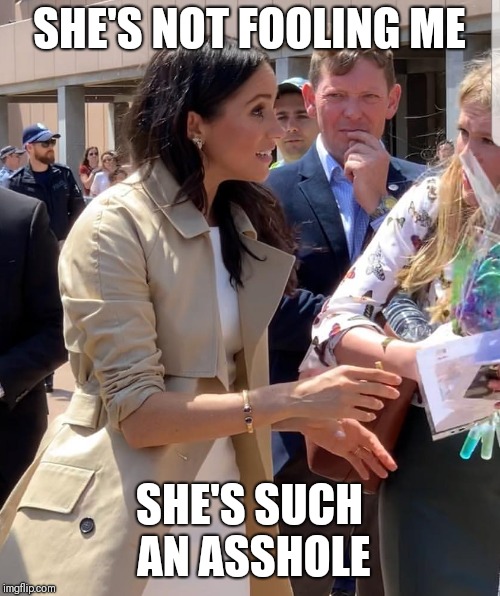 SHE'S NOT FOOLING ME; SHE'S SUCH AN ASSHOLE | made w/ Imgflip meme maker