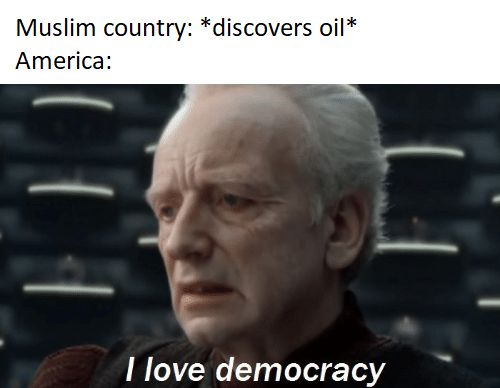 High Quality i love democracy Blank Meme Template