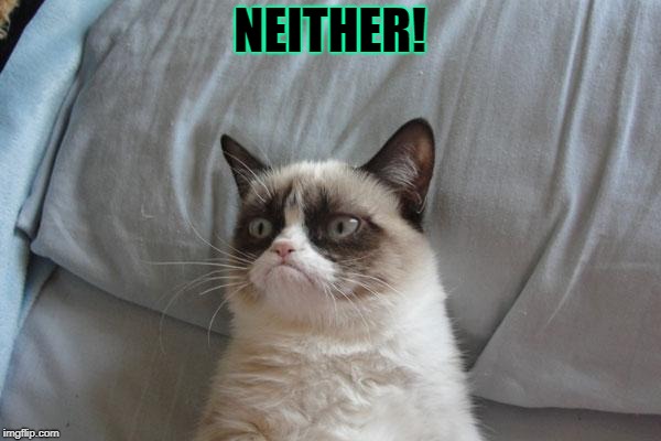 NEITHER! | made w/ Imgflip meme maker