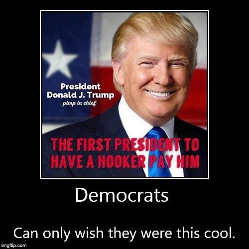 Democrats | Can only wish they were this cool. | image tagged in funny,demotivationals | made w/ Imgflip demotivational maker