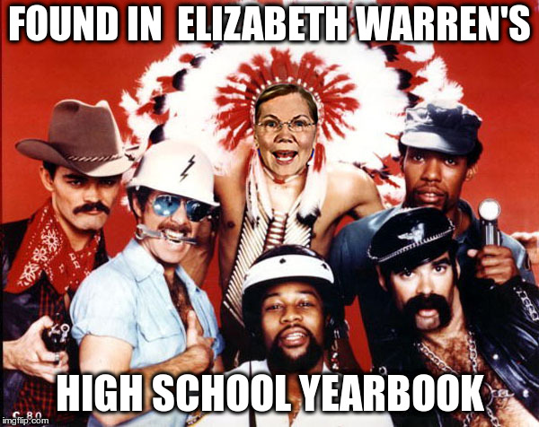 Elizabeth Warren: The Early Years | FOUND IN  ELIZABETH WARREN'S; HIGH SCHOOL YEARBOOK | image tagged in elizabeth warren,aka pocahontas,who is 1/1024th indian,trump digs hole,warren falls in | made w/ Imgflip meme maker