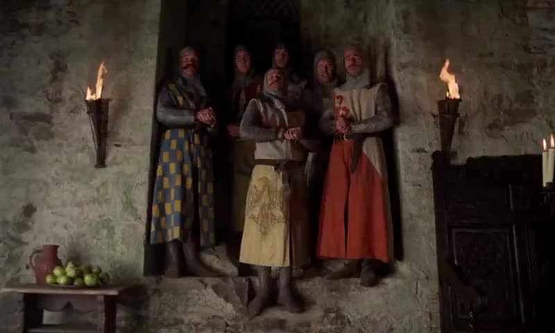 Monty Python End of Camelot Song (I have to push the peram a lot Blank Meme Template