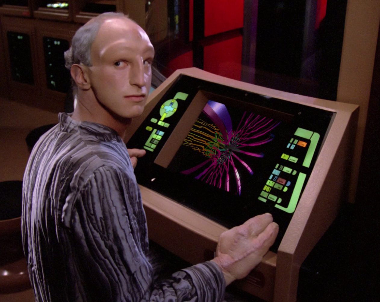 The Traveler from Star Trek TNG Blank Meme Template