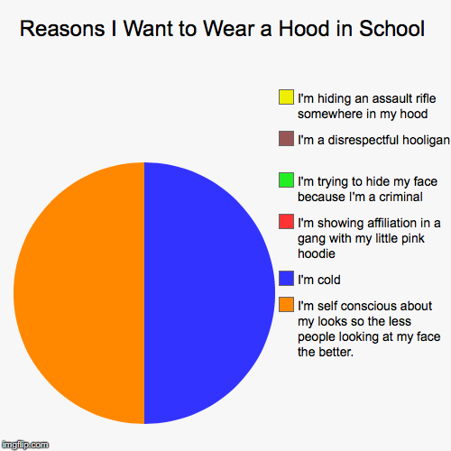 Reasons I Want to Wear a Hood in School Imgflip