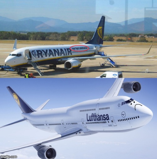 And That's How It Happened... That's How Ryanair Forever Destroyed Lufthansa's Happiness | image tagged in memes,ryanair,lufthansa,civil aviation,bye bye latehansa | made w/ Imgflip meme maker