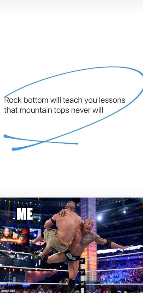 ME | image tagged in memes,the rock | made w/ Imgflip meme maker