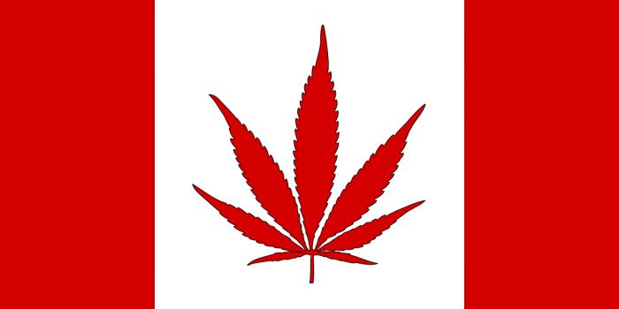 Canada Cannabis Flag Blank Meme Template