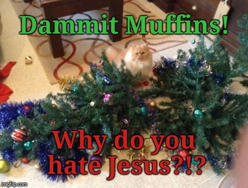 Dammit Muffins! Why do you hate Jesus?!? | made w/ Imgflip meme maker
