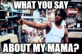 WHAT YOU SAY; ABOUT MY MAMA? | made w/ Imgflip meme maker