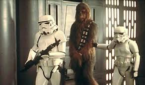 High Quality Chewbacca in Handcuffs Blank Meme Template