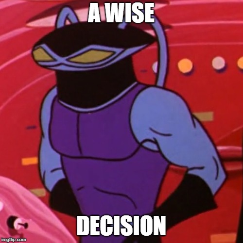 A WISE DECISION | made w/ Imgflip meme maker