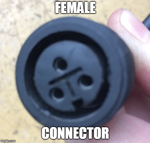 FEMALE; CONNECTOR | made w/ Imgflip meme maker