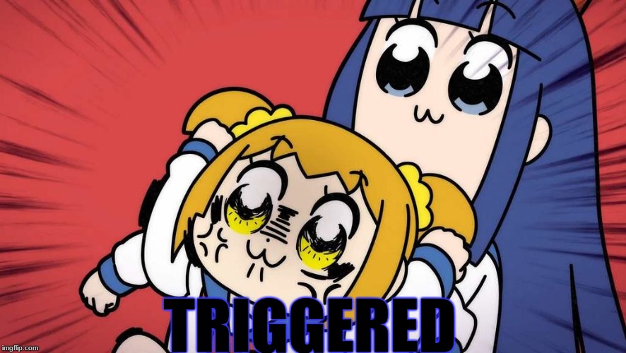 pop team epic | TRIGGERED | image tagged in pop team epic | made w/ Imgflip meme maker