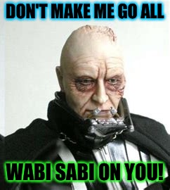 DON'T MAKE ME GO ALL WABI SABI ON YOU! | made w/ Imgflip meme maker