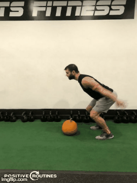 Jump the pumpkin | A Quick and Easy HIIT Routine for Halloween https://positiveroutines.com/easy-hiit-routine/