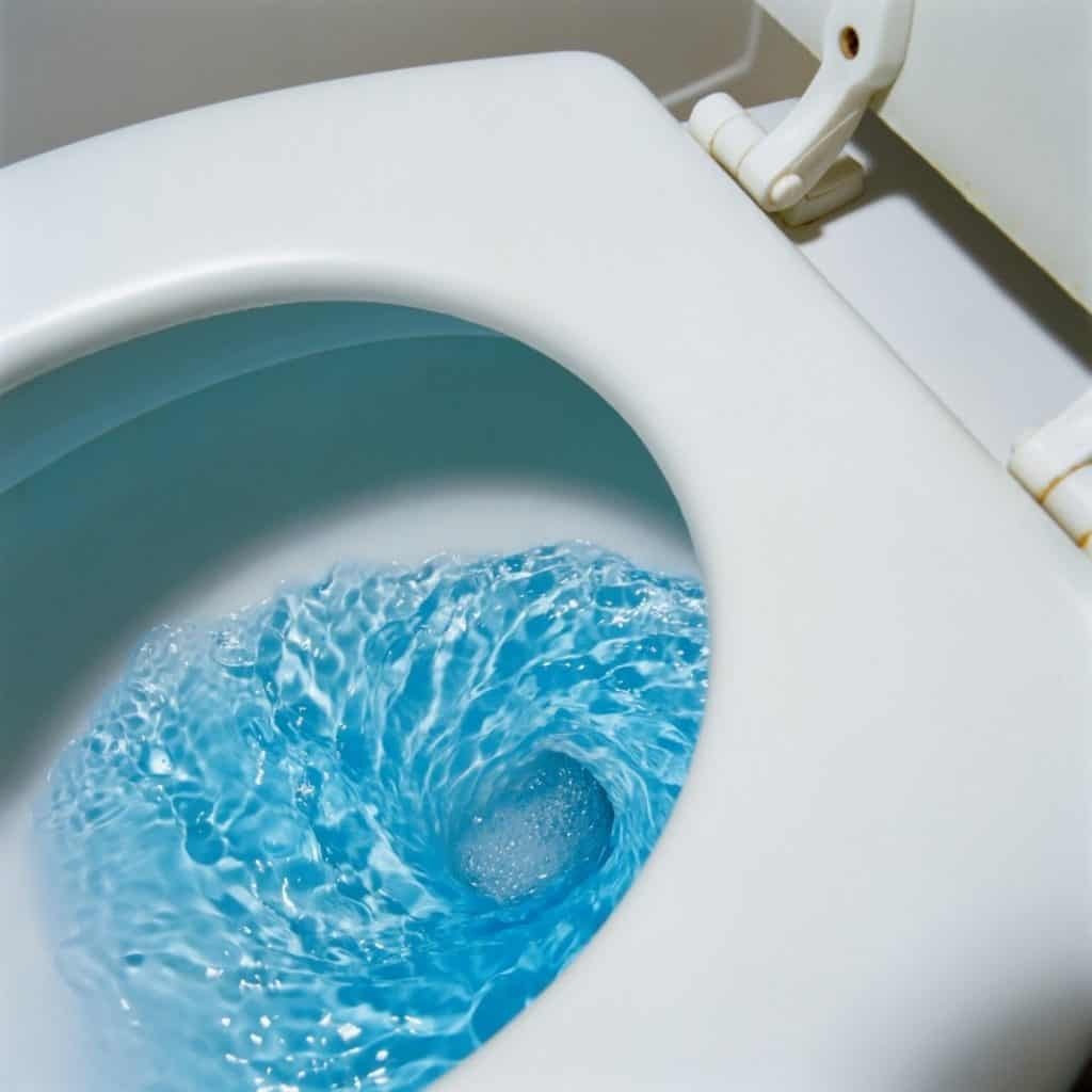 High Quality Blue Toilet Water Blank Meme Template