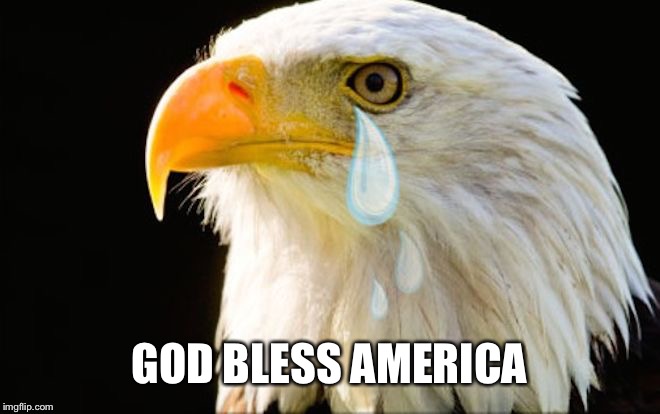 God bless America  | GOD BLESS AMERICA | image tagged in god bless america | made w/ Imgflip meme maker
