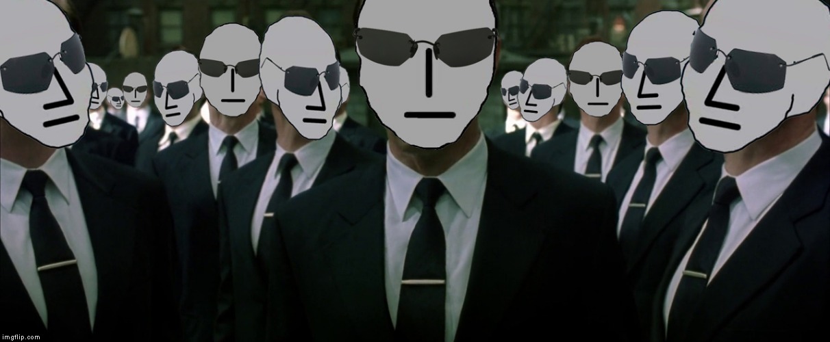 image tagged in matrix,agent smith,metoo | made w/ Imgflip meme maker