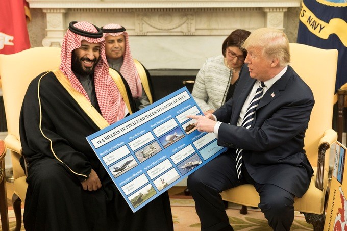 MBS and Trump Blank Meme Template