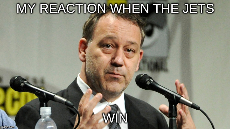 MY REACTION WHEN THE JETS; WIN | made w/ Imgflip meme maker