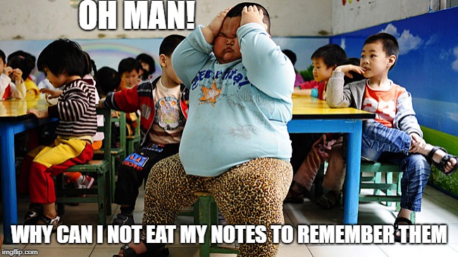 so cringe | OH MAN! WHY CAN I NOT EAT MY NOTES TO REMEMBER THEM | image tagged in lolz,cringe,chinese guy | made w/ Imgflip meme maker