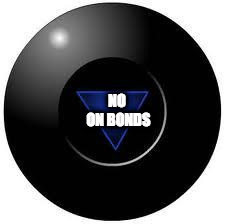 Magic 8 ball | NO ON BONDS | image tagged in magic 8 ball | made w/ Imgflip meme maker