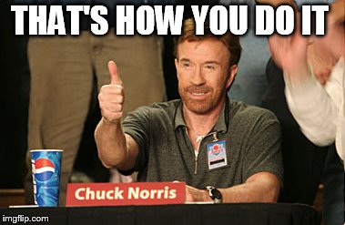 Chuck Norris Approves Meme | THAT'S HOW YOU DO IT | image tagged in memes,chuck norris approves,chuck norris | made w/ Imgflip meme maker