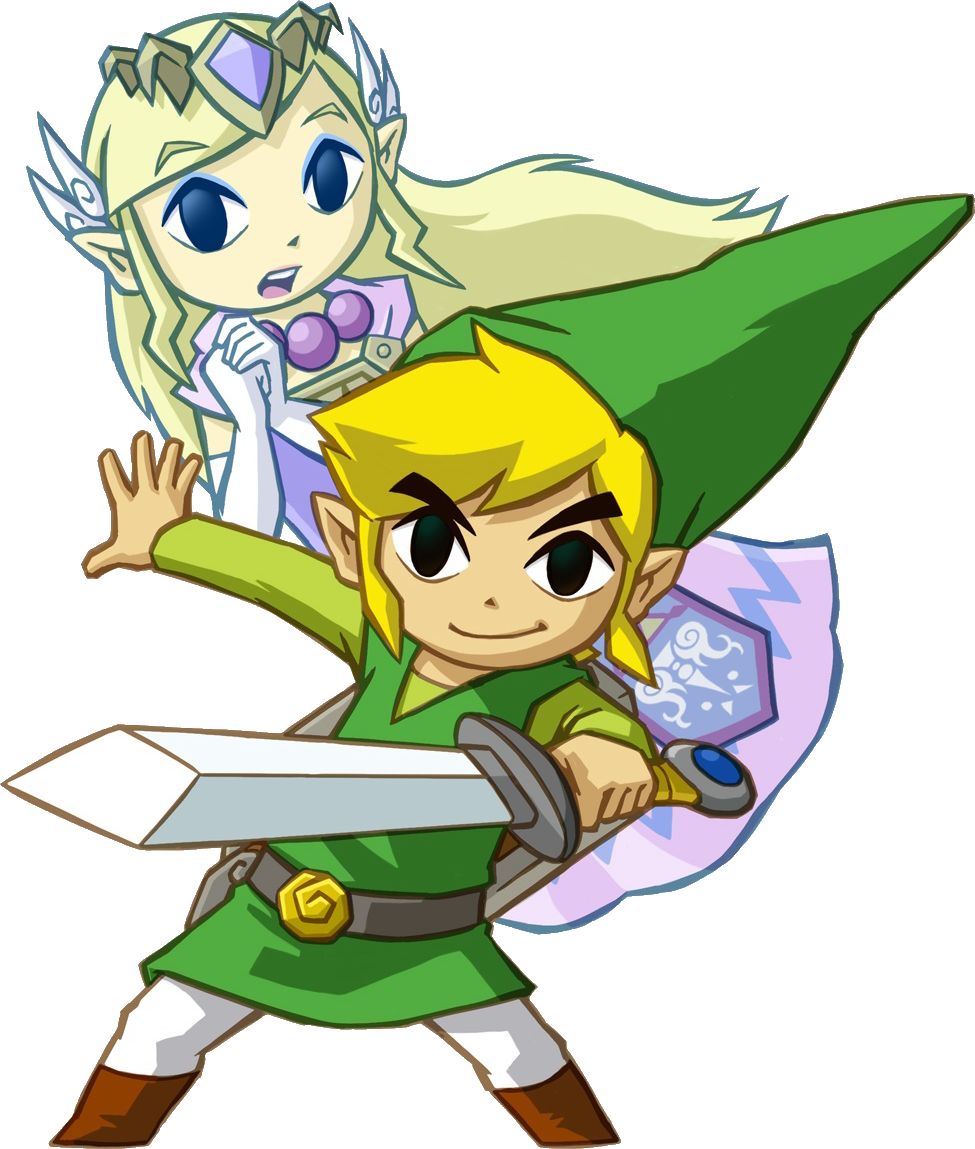 Link and Zelda Blank Meme Template