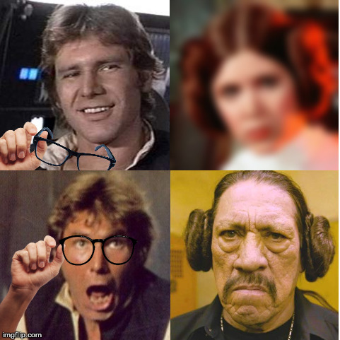 . | image tagged in han solo,princess leia,star wars | made w/ Imgflip meme maker