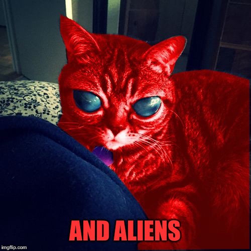 RayCat Aliens | AND ALIENS | image tagged in raycat aliens | made w/ Imgflip meme maker