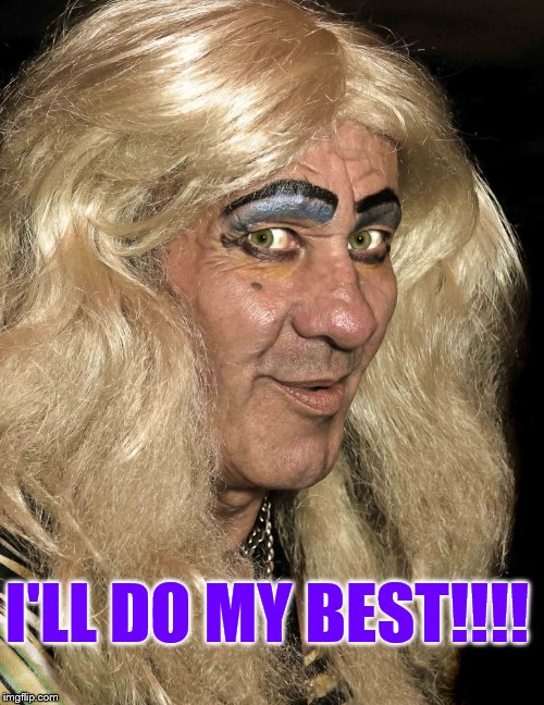 Tranny | I'LL DO MY BEST!!!! | image tagged in tranny | made w/ Imgflip meme maker