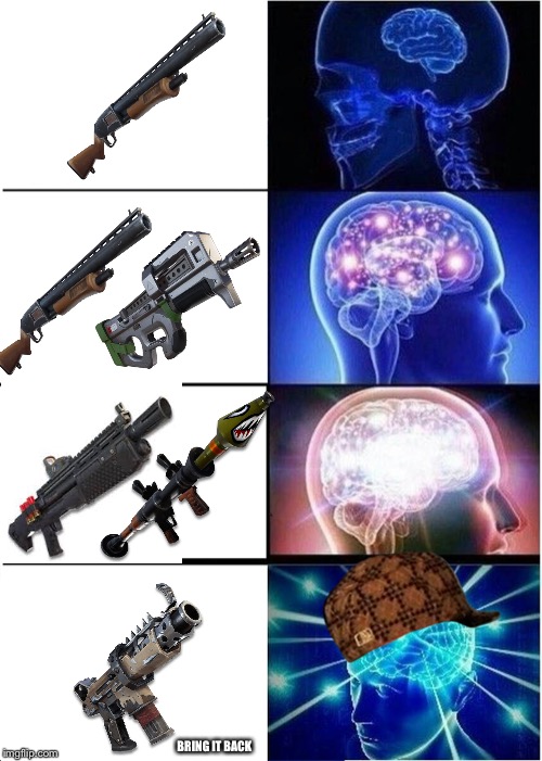 Expanding Brain | BRING IT BACK | image tagged in memes,expanding brain,scumbag | made w/ Imgflip meme maker