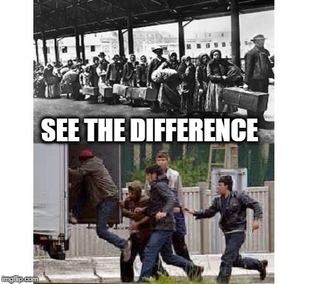 See The Difference | SEE THE DIFFERENCE | image tagged in illegal immigrants | made w/ Imgflip meme maker