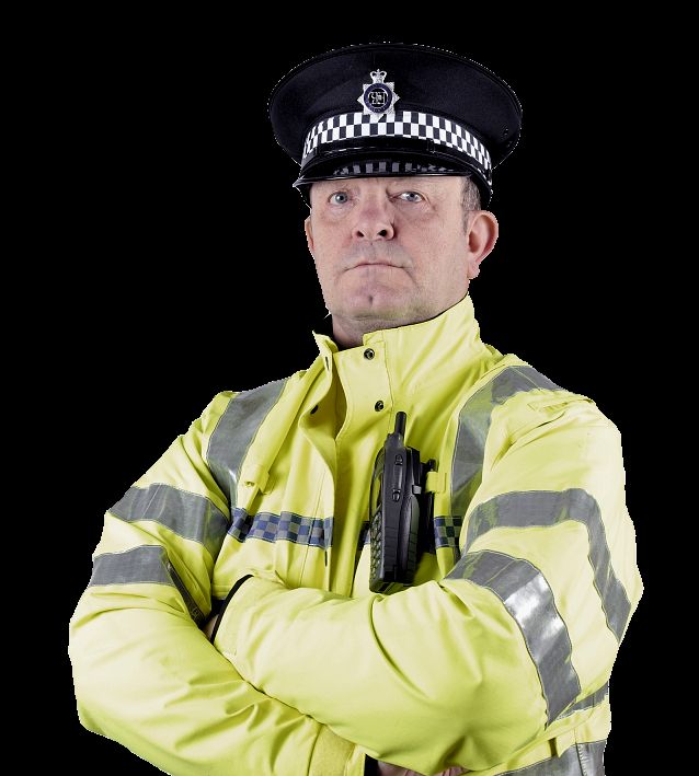 High Quality UK Policeman Blank Meme Template